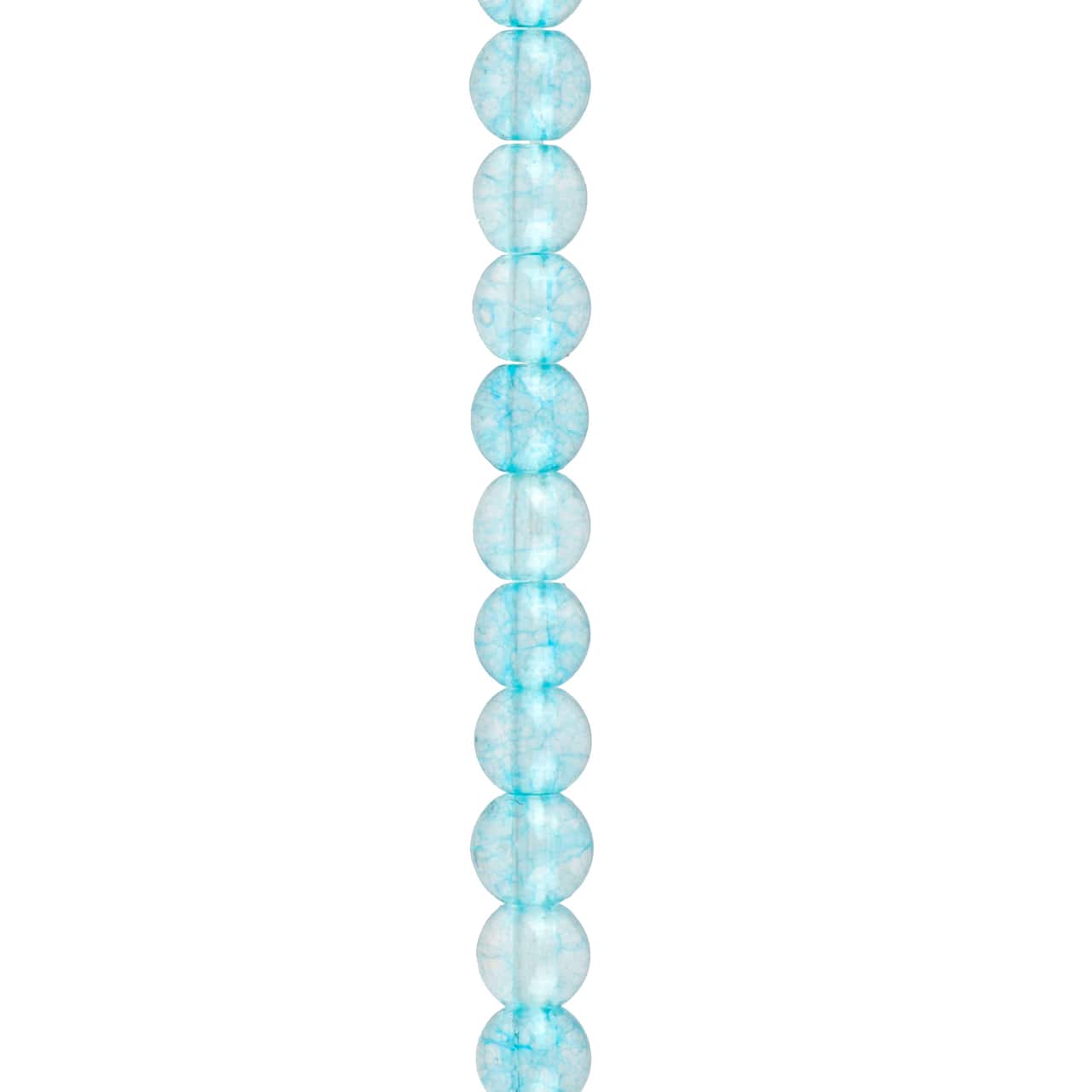 Light Blue Quartz Round Beads by Bead Landing™